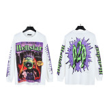 Cross-border American fashion Hellstar new American street hip-hop loose washed vintage pure cotton casual long sleeve