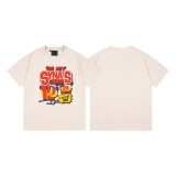 High-quality SYNA WORLD American hip-hop letter print short-sleeve T-shirt, loose casual shorts, trendy