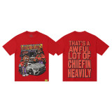 THAT'S A AWFUL LOT OF COUGH SYRUP T-shirt, trendy brand, rainbow color, casual, pure cotton, short-sleeved, men's