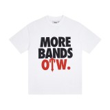 TRapstar American fashion brand black and white printed casual short-sleeve T-shirt