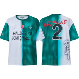 TS CACTUS JACK 25ss Cross-Border American Fashion Casual Sports Football Jersey High Street Mesh Breathable Short Sleeve T-Shirt