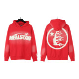 Cross-border American fashion Hellstar loose-fitting American hip-hop street style pure cotton washed vintage zipper hooded sweatshirt