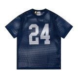 Gallerydept trendy brand classic letter logo printed loose-fitting spring/summer mesh T-shirt unisex jersey style round neck
