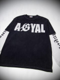 Cross-border trendy new American street hip-hop print retro casual long-sleeve T-shirt