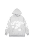 Sp5der 555 Letter Print Hooded Sweatshirt Unisex Versatile Casual Wear