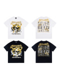Retrovert Dark Gothic Creative American Style Streetwear Letter Print Short Sleeve Men's T-Shirt