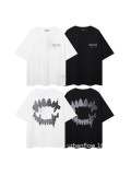 Cross-border American fashion Trapstar brand American street hip-hop casual black and white printed pure cotton short-sleeve T-shirt