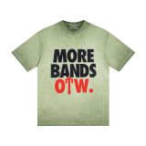 TRapstar trendy American-style letter print vintage washed short-sleeve T-shirt for cross-border sales