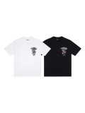 TRapstar American fashion brand black and white printed casual short-sleeve T-shirt