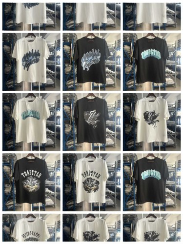 Summer new t-shirt with paisley letter logo print, loose fit, trendy brand, unisex short sleeve