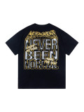 Retrovert Dark Gothic Creative American Style Streetwear Letter Print Short Sleeve Men's T-Shirt