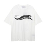 New Summer Loose-Fit Printed Short-Sleeve T-Shirt, Trendy Brand Couple Outfit