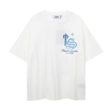 Summer new letter-printed loose short-sleeve T-shirt, trendy couple's outfit