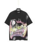 Cross-border trendy brand HELLSTAR loose-fitting short-sleeve T-shirt for men, summer printed T-shirt