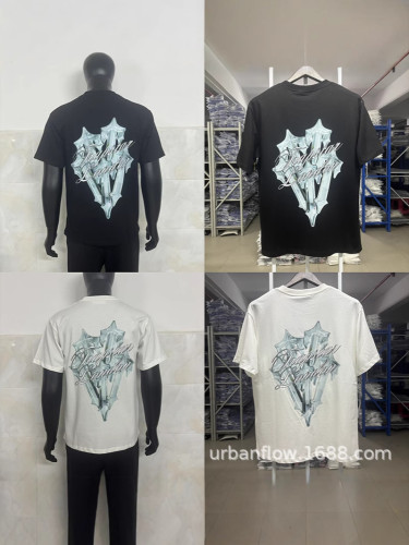 TRAPSTAR New Fashionable High Street Printed Unisex Summer Loose Casual Short Sleeve T-Shirt