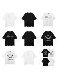 New Spring/Summer Printed Short-Sleeve T-Shirt, Unisex Loose-Fit Casual Top