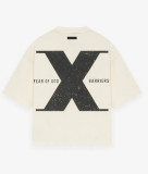 Cross-border American fashion FOG new casual versatile letter-printed unisex pure cotton short-sleeve T-shirt