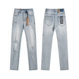 Cross-border trendy new Ksubi versatile printed high-quality washed vintage street hip-hop jeans