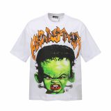 Summer new trendy brand printed short-sleeve T-shirt for men, loose fit
