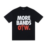 TRapstar American fashion brand black and white printed casual short-sleeve T-shirt