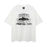 American-style trendy printed short-sleeve T-shirt, loose and casual for summer, unisex