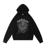 Cross-border American fashion sp5der loose-fitting American hip-hop street casual versatile pure cotton printed hoodie