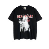 American fashion brand GALLERYDEPT American high street printed hip-hop casual pure cotton short-sleeve men's T-shirt, trendy summer round neck