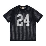 Gallerydept trendy brand classic letter logo printed loose-fitting spring/summer mesh T-shirt unisex jersey style round neck