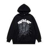 Sp5der 555 Letter Print Hooded Sweatshirt Unisex Versatile Casual Wear