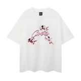 New men's fashion printed short-sleeve T-shirt, summer pure cotton, loose and versatile style
