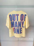 Series of cross-border goods: Men's and women's loose-fit short-sleeve T-shirts from trendy brands