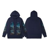 Cross-border American fashion who decides war retro American hip-hop pure cotton versatile hooded pullover sweatshirt