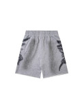 Cross-border trendy new style  American street hip-hop pure cotton casual ripped shorts