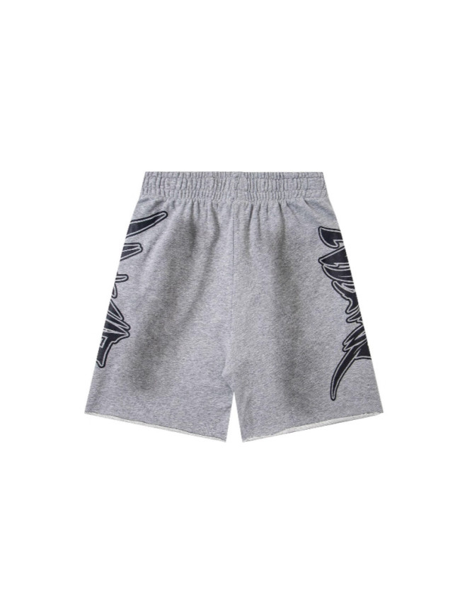 Cross-border trendy new style  American street hip-hop pure cotton casual ripped shorts