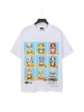 Summer new trendy brand printed short-sleeve T-shirt for men, loose fit