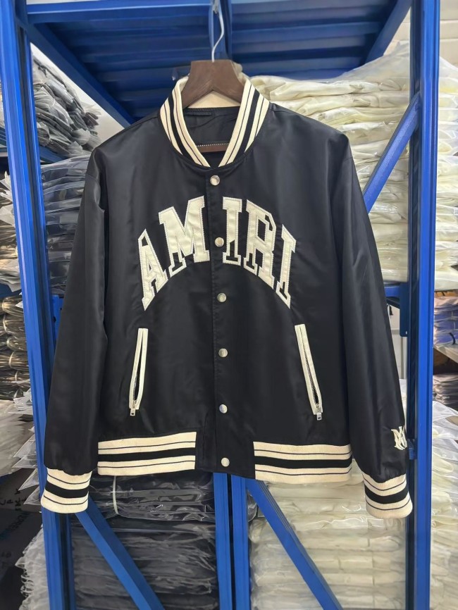 New letter embroidery baseball jacket for men and women, loose fit, in stock