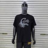 New men's fashion printed short-sleeve T-shirt, summer pure cotton, loose and versatile style