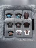 Two-tone men's knitted vest, casual American style, trendy streetwear, cross-border American street fashion