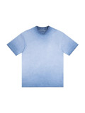 TRapstar American retro short-sleeve T-shirt, heavy cotton, distressed color, trendy brand, round neck T-shirt