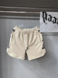 Cross-border trendy new wash-printed American casual street hip-hop versatile drawstring retro shorts