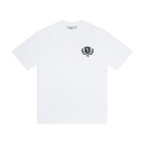 Trapstar American fashion brand black and white printed casual pure cotton short-sleeve T-shirt cross-border British y2k high street hip-hop