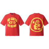 Cross-border American fashion Hellstar American street hip-hop retro printed pure cotton casual versatile short-sleeve T-shirt wholesale