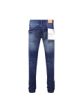 Cross-border trendy new Purple Brand ripped washed vintage street hip-hop denim pants