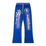 Cross-border American fashion Hellstar retro casual American street hip-hop fleece-lined straight-leg pants