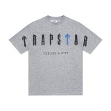 TRapstar American fashion brand black and white printed casual short-sleeve T-shirt