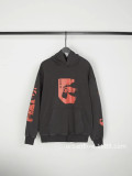 E.R.D Letter Print Hooded Sweatshirt for Men and Women, Casual Versatile Long Sleeve Top