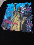 Cross-border American fashion new style American street hip-hop printed retro pure cotton casual long-sleeve T-shirt