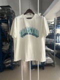 Summer new t-shirt with paisley letter logo print, loose fit, trendy brand, unisex short sleeve