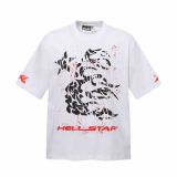 New printed short-sleeve T-shirt for men, loose fit, trendy summer tee