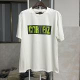 New cross-border Corteiz short-sleeve T-shirt with letter print, loose and casual half-sleeve